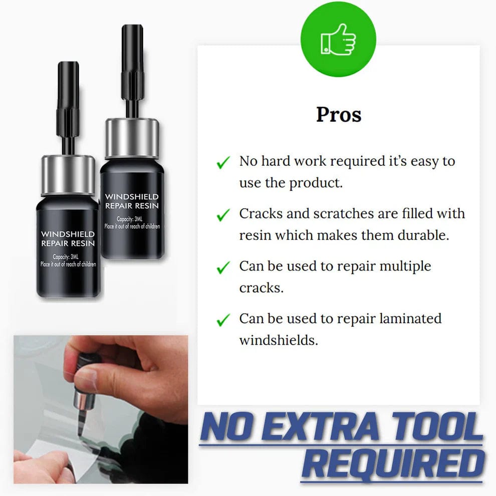 Glass Repair Kit - Pack of 2
