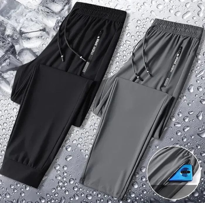 SwiFit™ Elastic Men's Track Pants (Pack of 2)