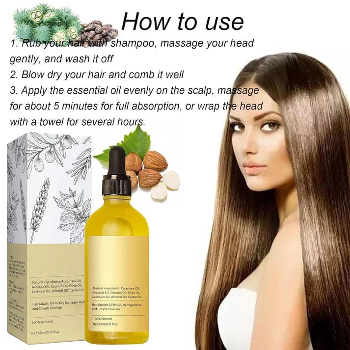 Veganick Natural Hair Growth Oil (Pack of 2)