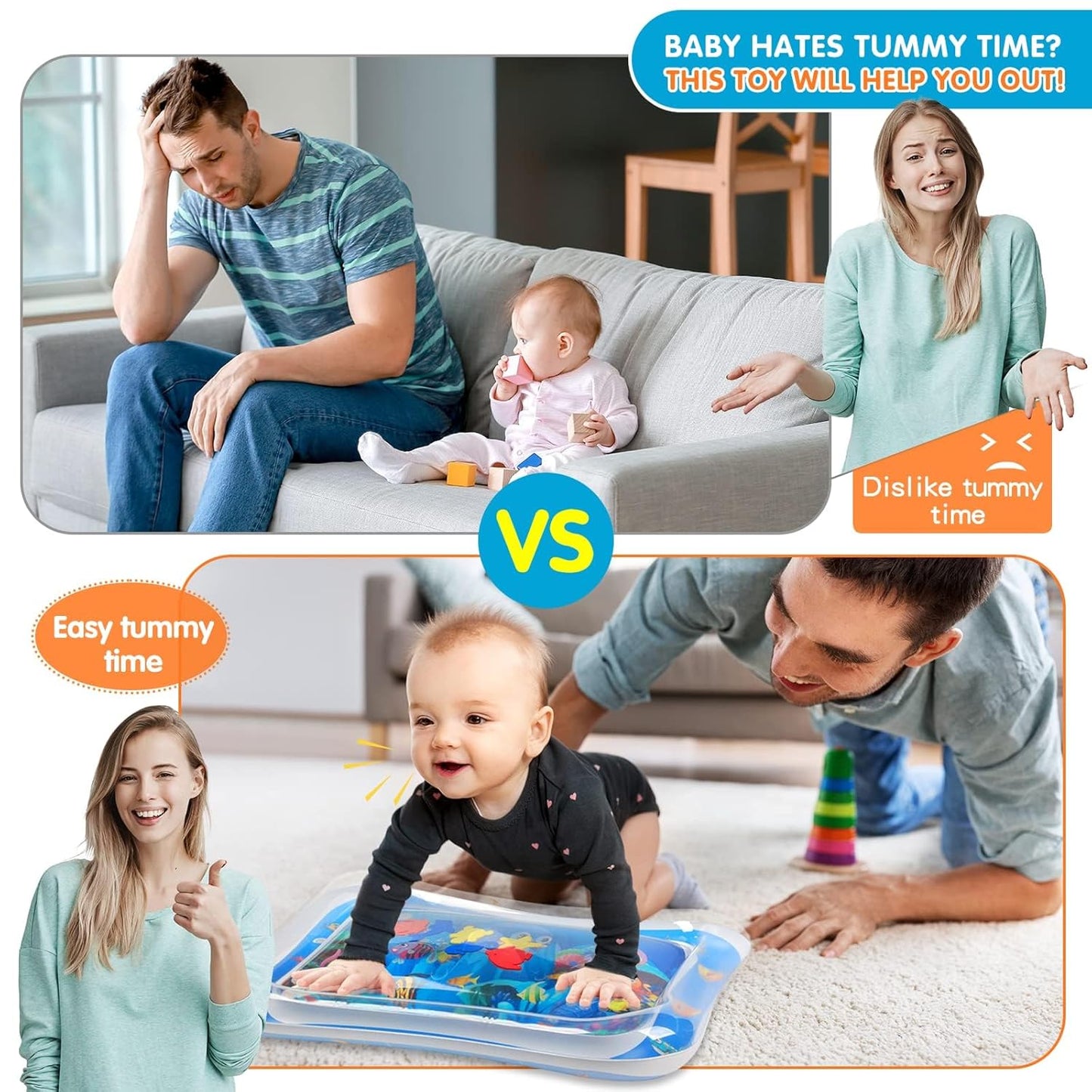 WigglePadzâ„¢ Baby Water Mat