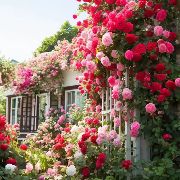 200 Stunning Rare Climbing Rose Seeds + Free Growth Booster!