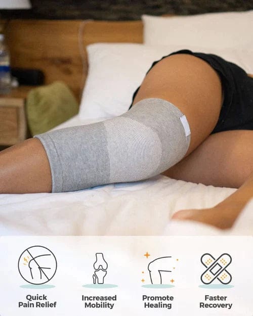 Bamboo Compression Knee Sleeves (Pack Of 2)