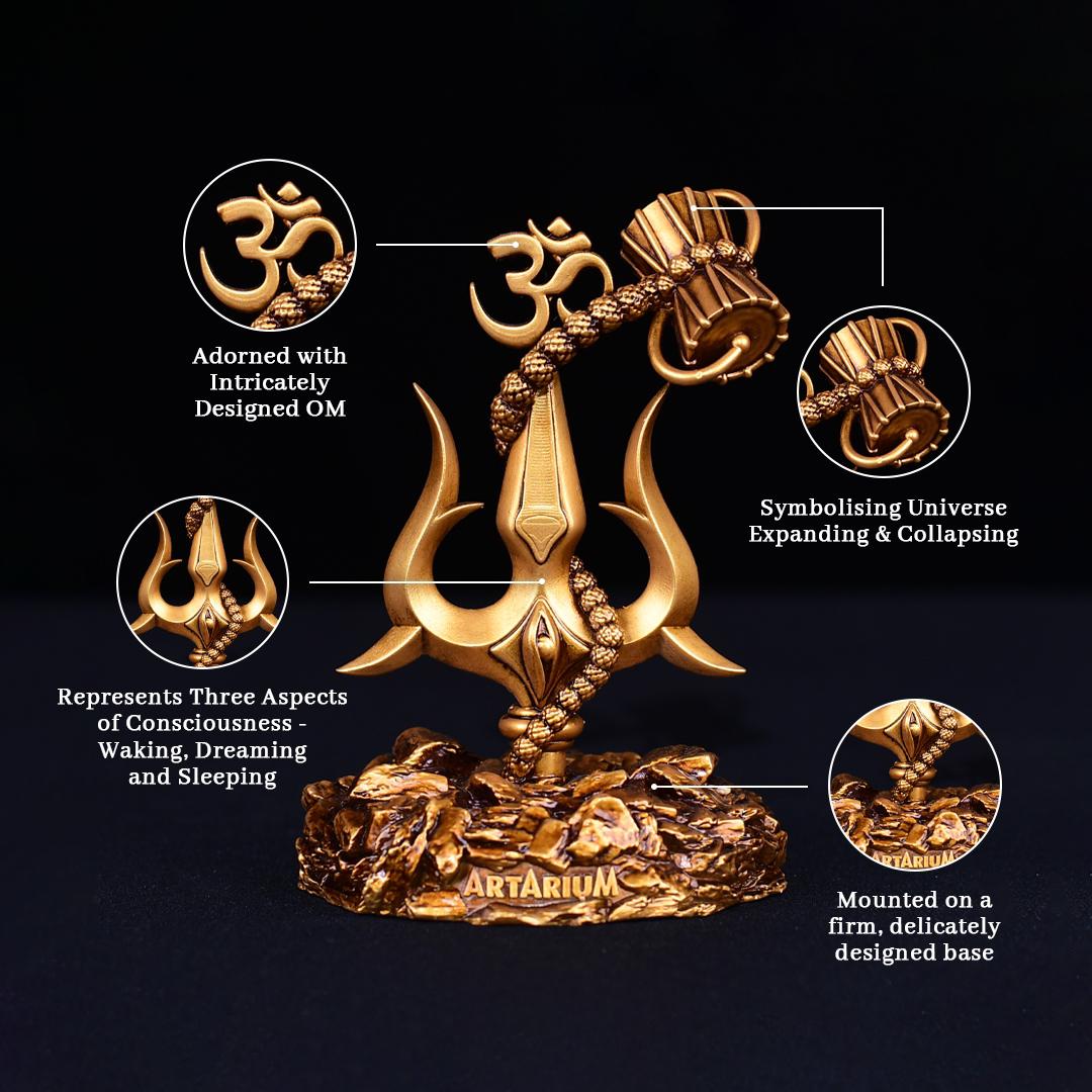 Damrita™️Lord Shiva Trishul With Damru