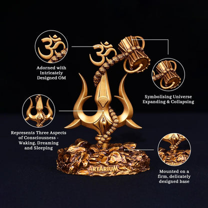 Damrita™️Lord Shiva Trishul With Damru