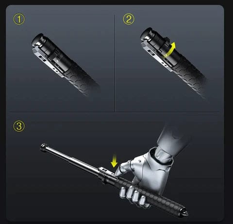 Forgee™️ Self Defence (Heavy Metal and Extendable)