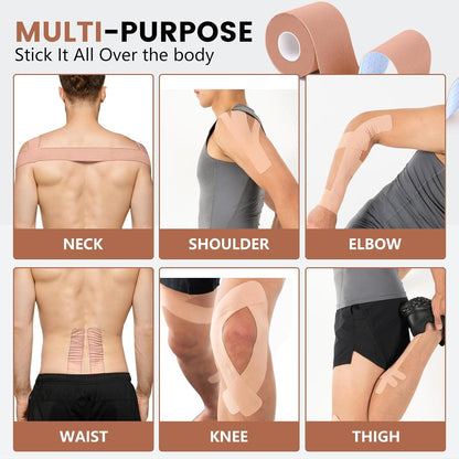 Kinestrixy™ Kinesiology Tape for Muscle Pain Relief