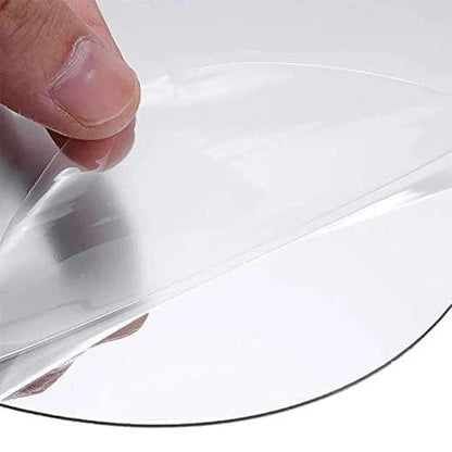 Mirror Sticker for Wall (Oval+Rectangular) - Pack of 2
