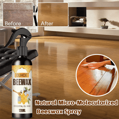 Natural Beeswax Wood Polish Spray (Pack of 2)
