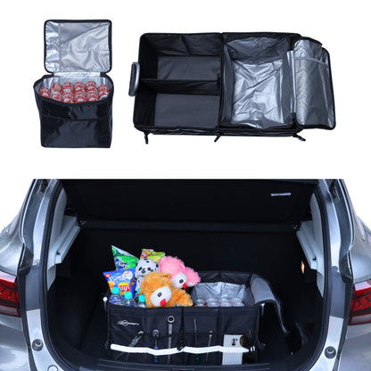 Cubent 'Trunk Master' - Multi-Compartment Car Organizer for Garage, Sedan, SUV, Minivan