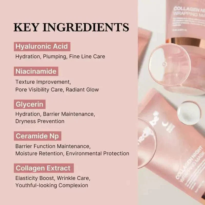 NightMasky™️Korean Collagen Night Wrapping Mask
