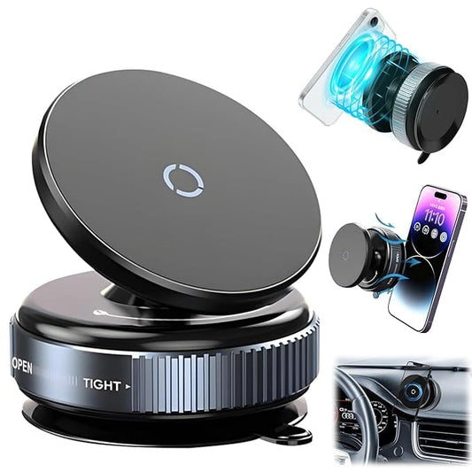 Suctionzio™ Vacuum Suction Magnetic Mount
