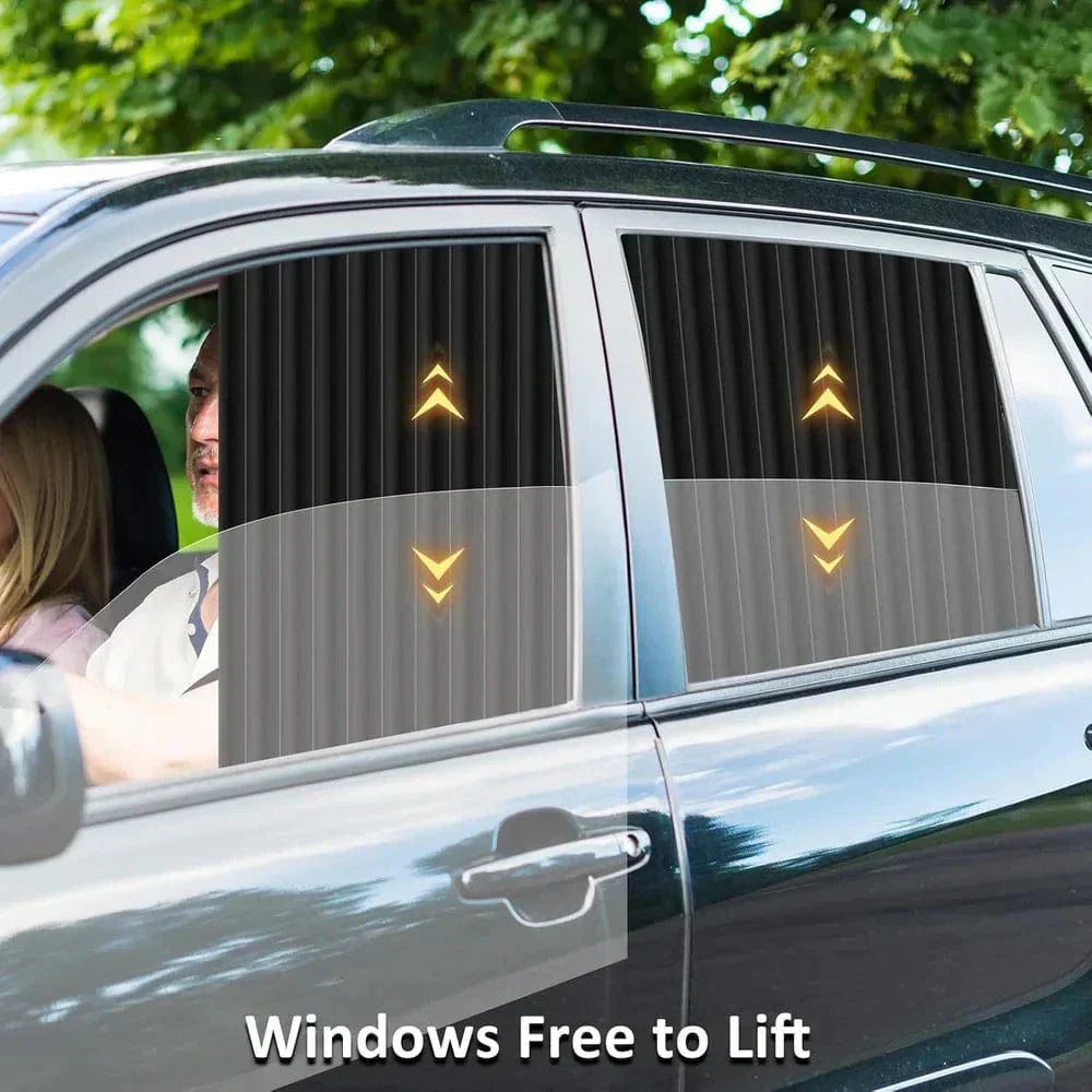 Travelexo™ Privacy Car Curtains (Pack of 4)