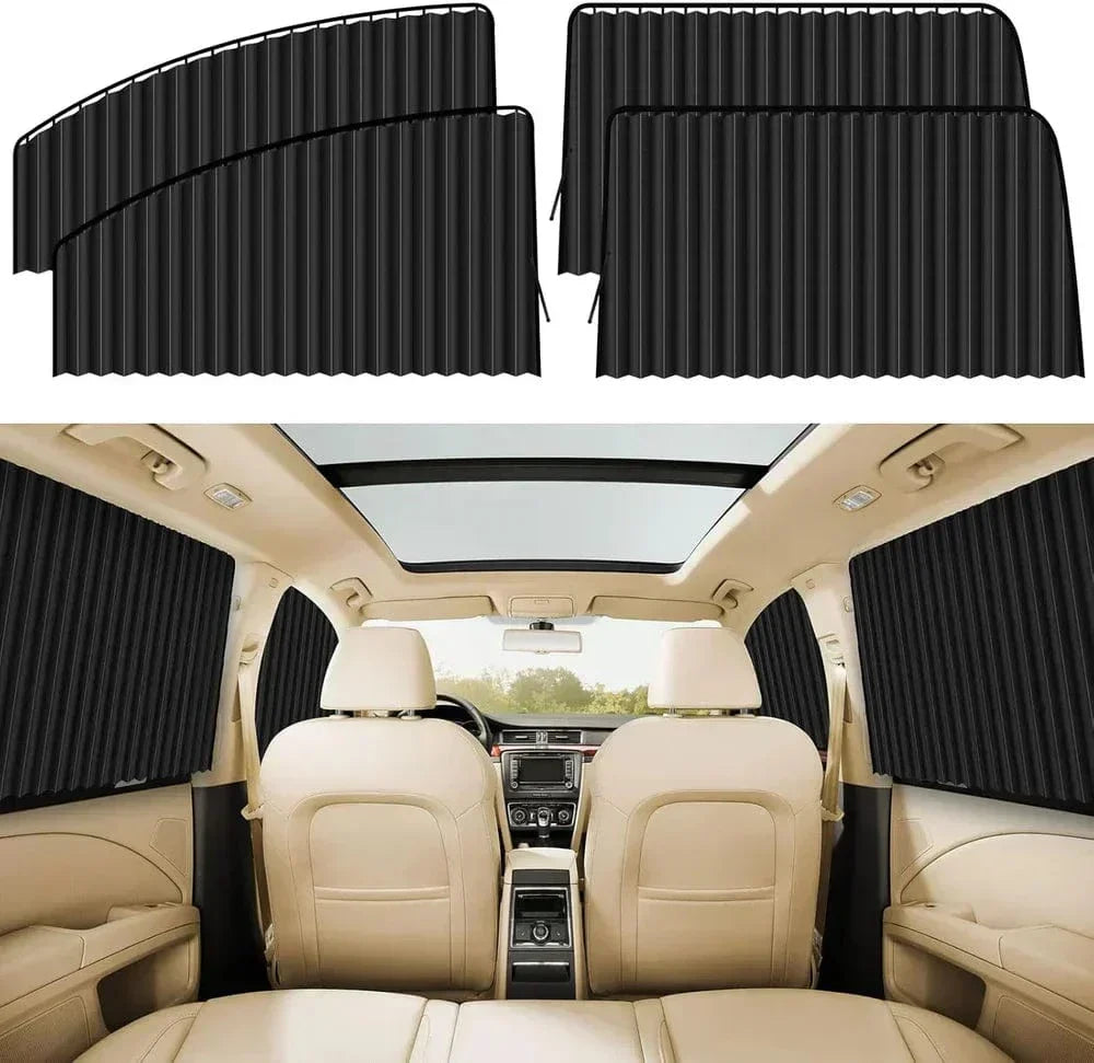 Travelexo™ Privacy Car Curtains (Pack of 4)