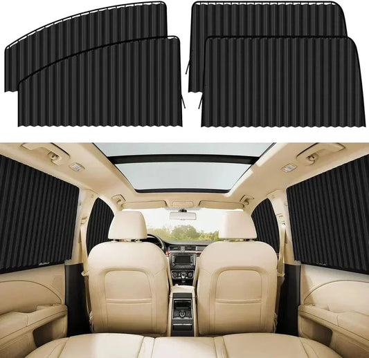 Travelexo™ Privacy Car Curtains (Pack of 4)