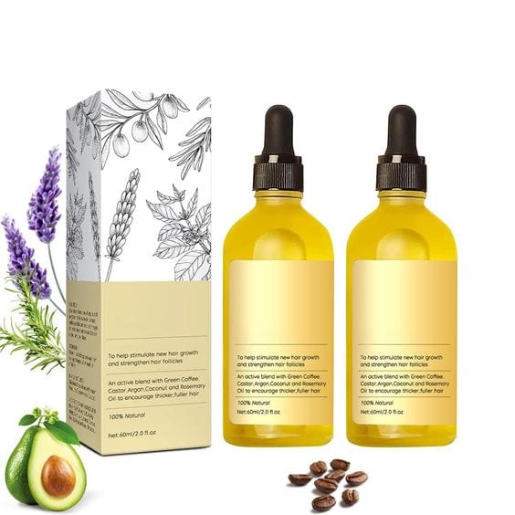 Veganick Natural Hair Growth Oil (Pack of 2)